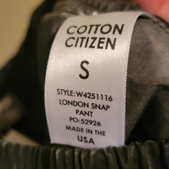 Cotton Citizen London Snap Pant in Black Ink S - Picture 7 of 7